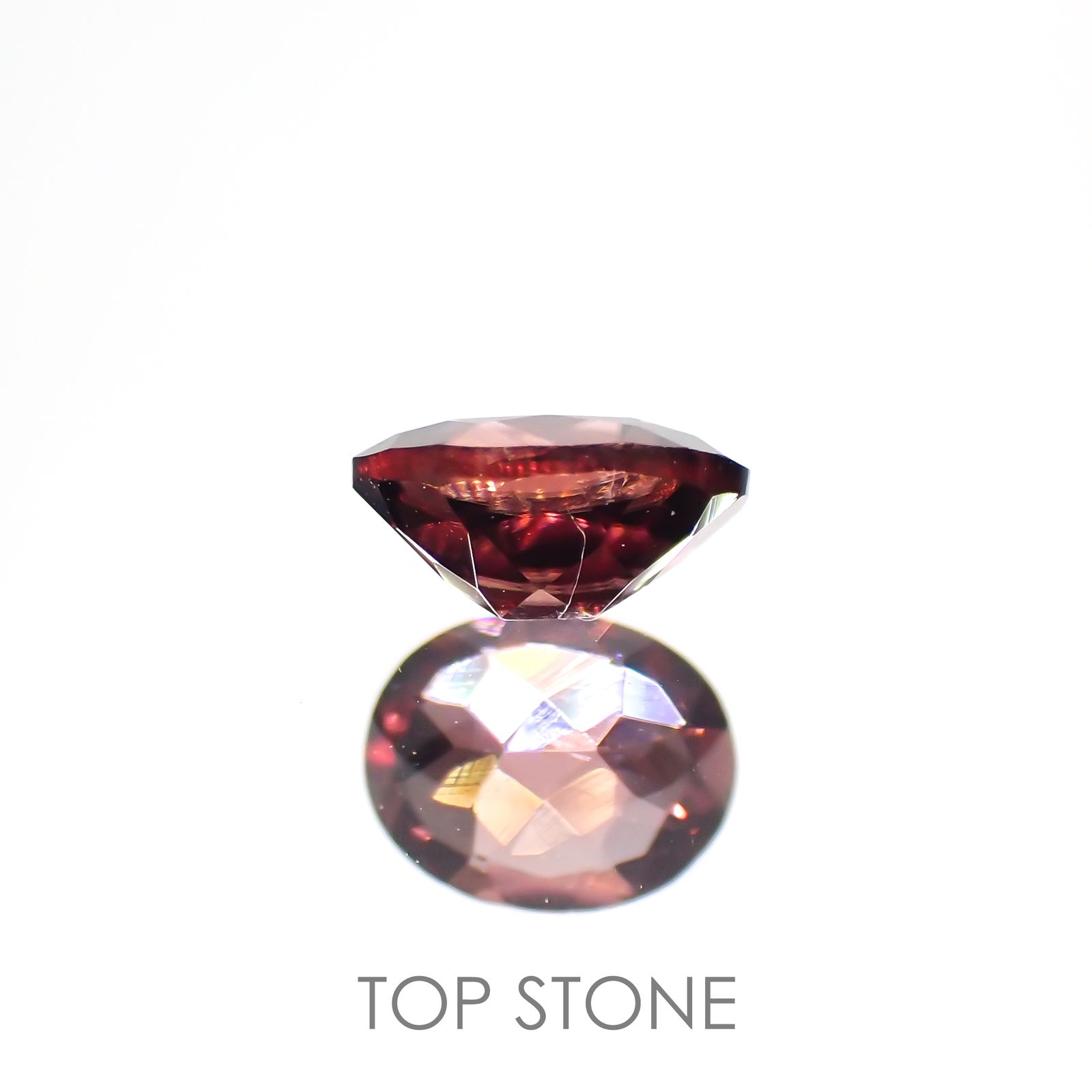ピンクジルコン(宝石名ジルコン) スリランカ/カンボジア産/ 0.51ct 識別済[21069798]5.1×4mm前後