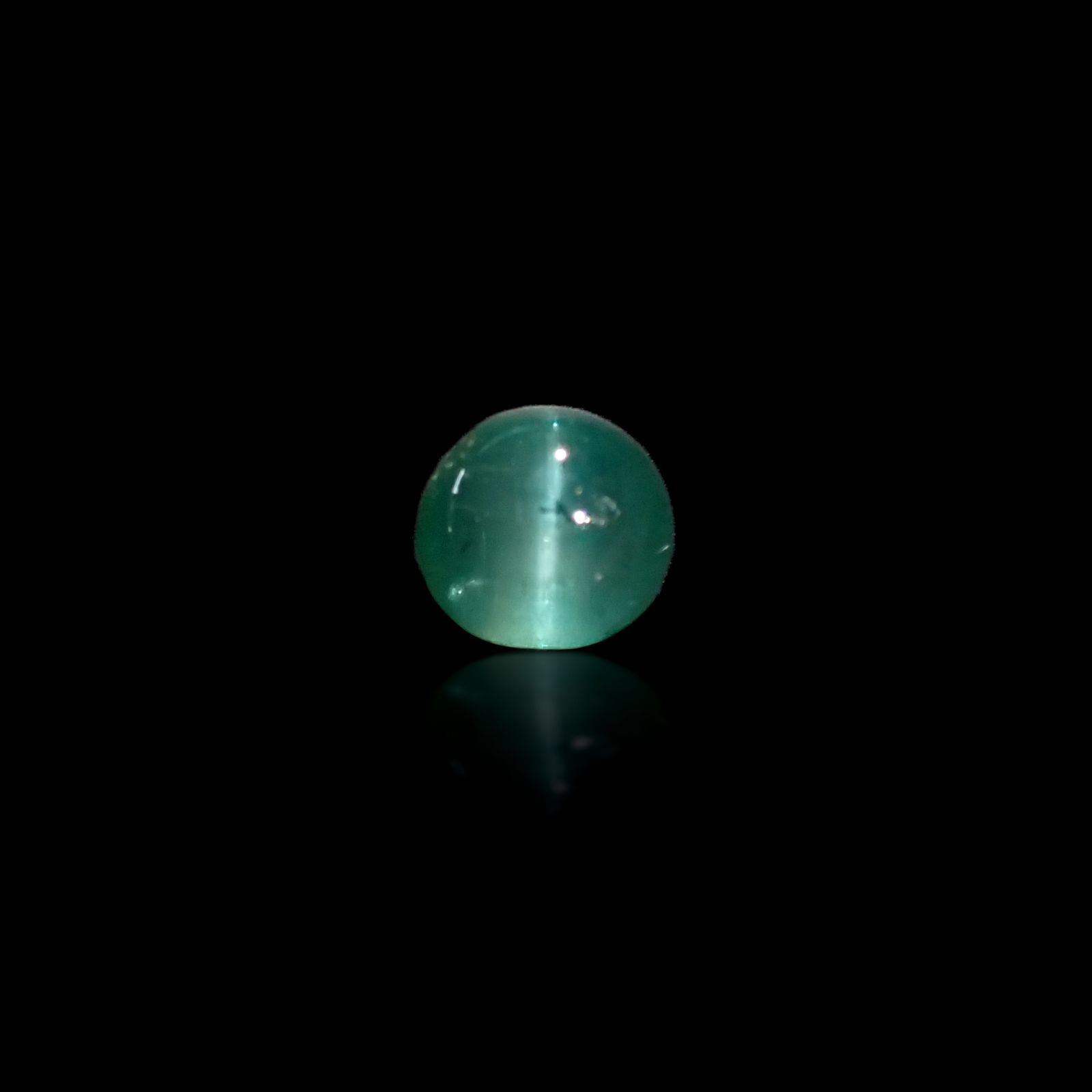 エメラルドキャッツアイ コロンビア産 0.80ct[240427222]5.3x4.9mm前後
