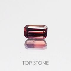 バイカラーサファイア(宝石名バイカラー・サファイア) タンザニア産 0.32ct 識別済[20074077]4.6×2.6mm前後