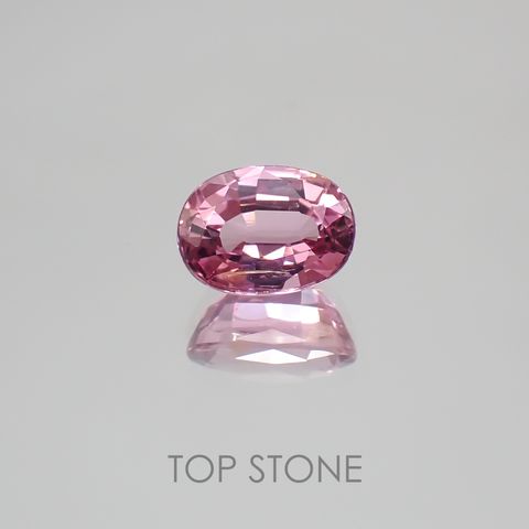 ピンクスピネル(宝石名ピンク・スピネル)タンザニア産 1.32ct 識別済[220817266]7.2x5.4mm前後