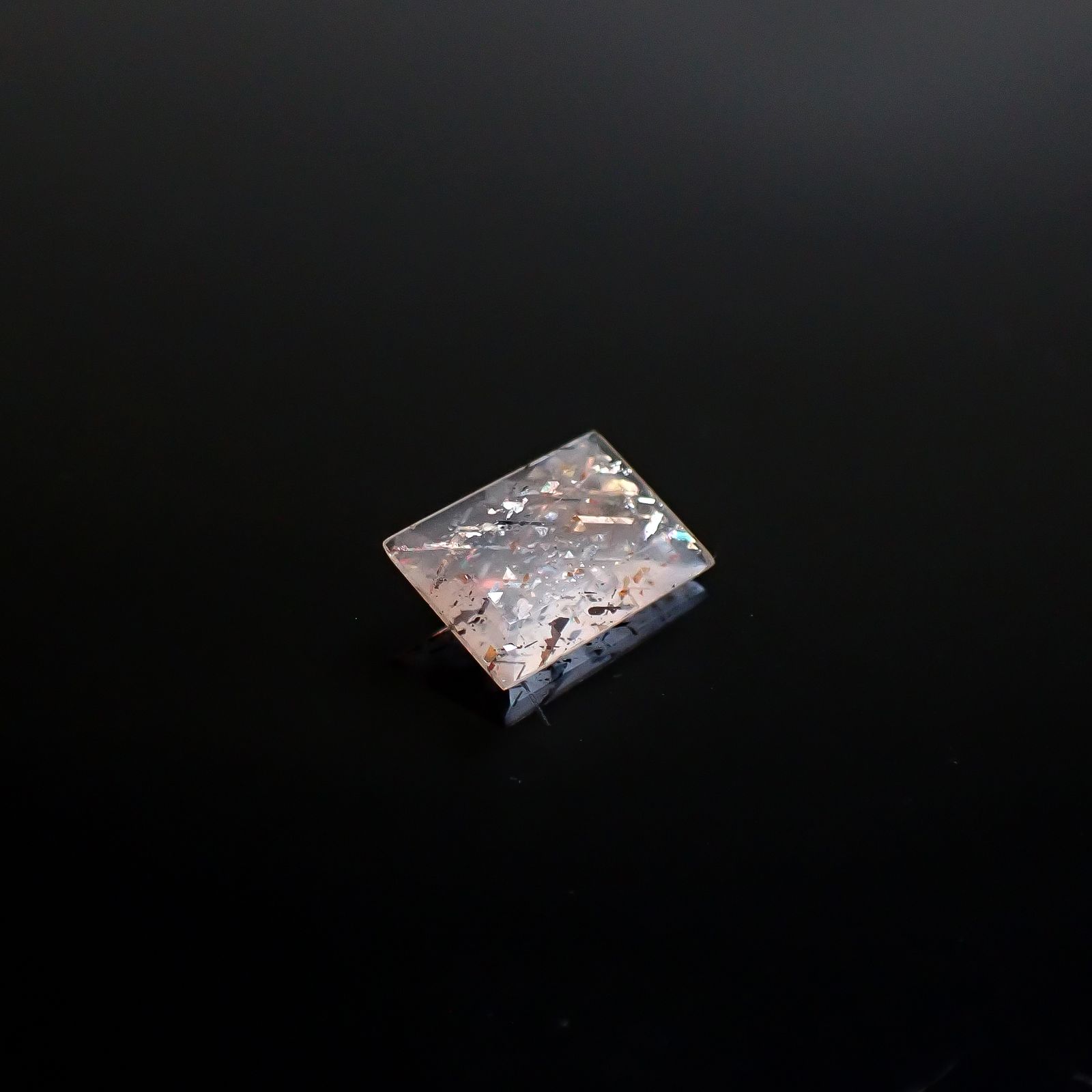 レインボーラティスサンストーン オーストラリア産 1.19ct [250730698]9.5x6.7mm前後