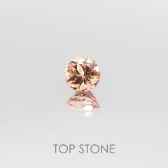 インペリアルトパーズ ブラジル産 ルース 0.48ct[20084381]4.6×4.6mm前後