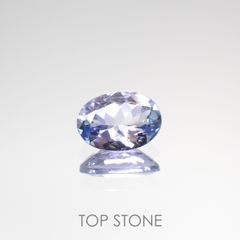 バイカラータンザナイト(ゾイサイト) タンザニア産 ルース 0.74ct[210812642]7.2×5.1mm前後