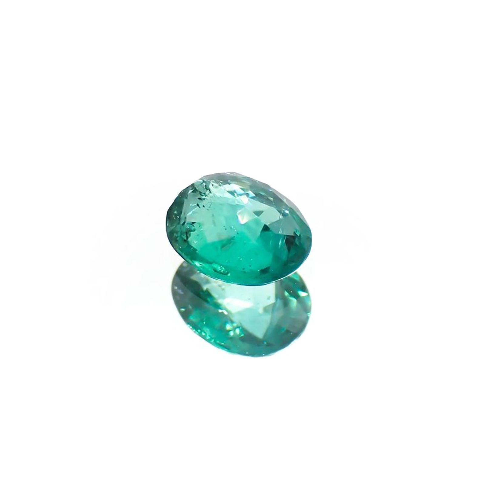 パライバトルマリン(宝石名トルマリン/別名パライバ・トルマリン)ブラジル産 GIA鑑付 0.28ct / 4.64x3.85mm前後 [211113715]