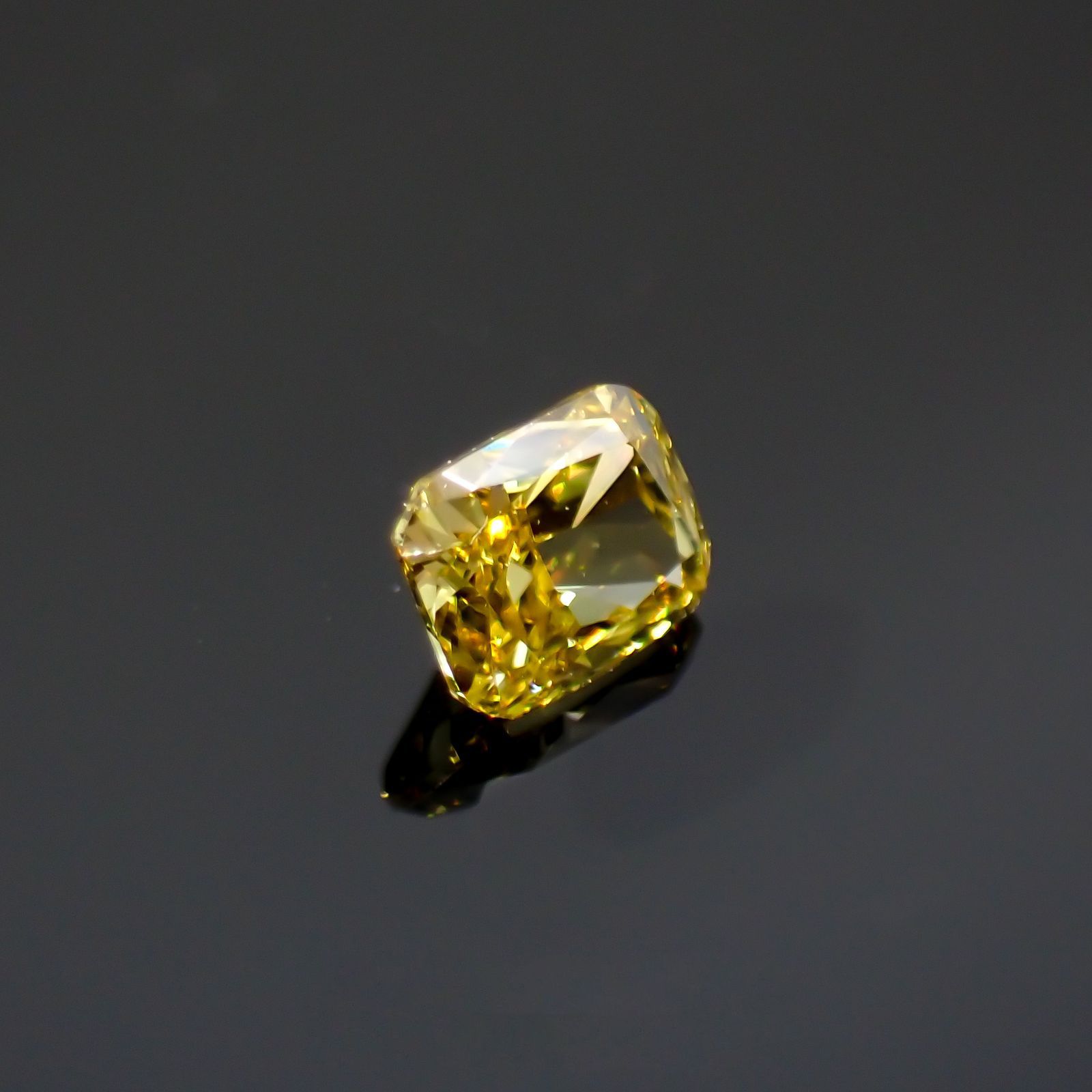 イエローダイヤモンド0.189ct VS-1 FANCY DEEP YELLOW - アクセサリー