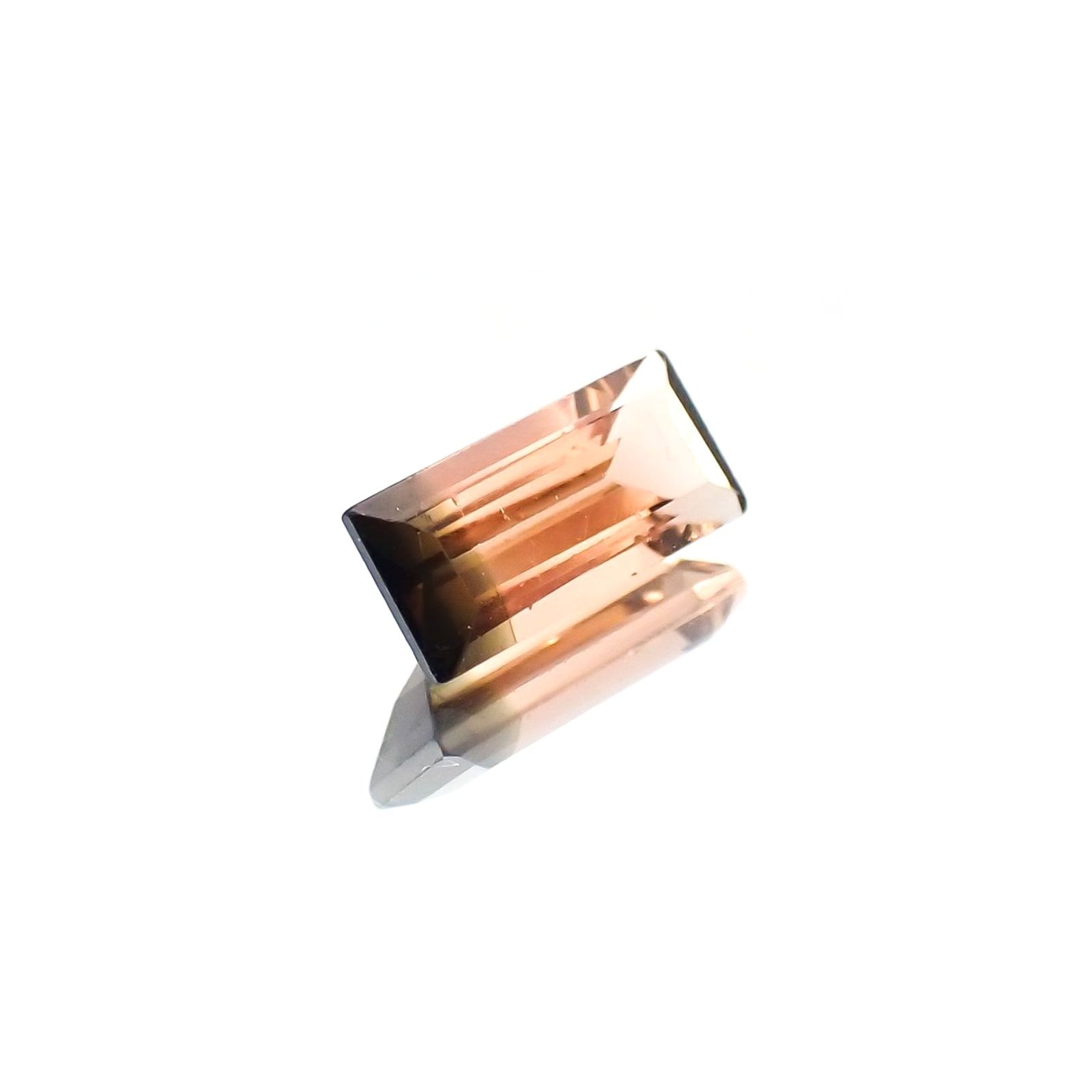 バイカラートルマリン(宝石名バイカラー・トルマリン)ブラジル産 0.56ct 識別済[231124211]7.3x3.3mm前後