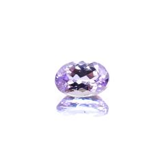ラベンダーゾイサイト(宝石名ゾイサイト) タンザニア産 識別済 0.59ct / 6.2x4.1mm前後 [21019347]