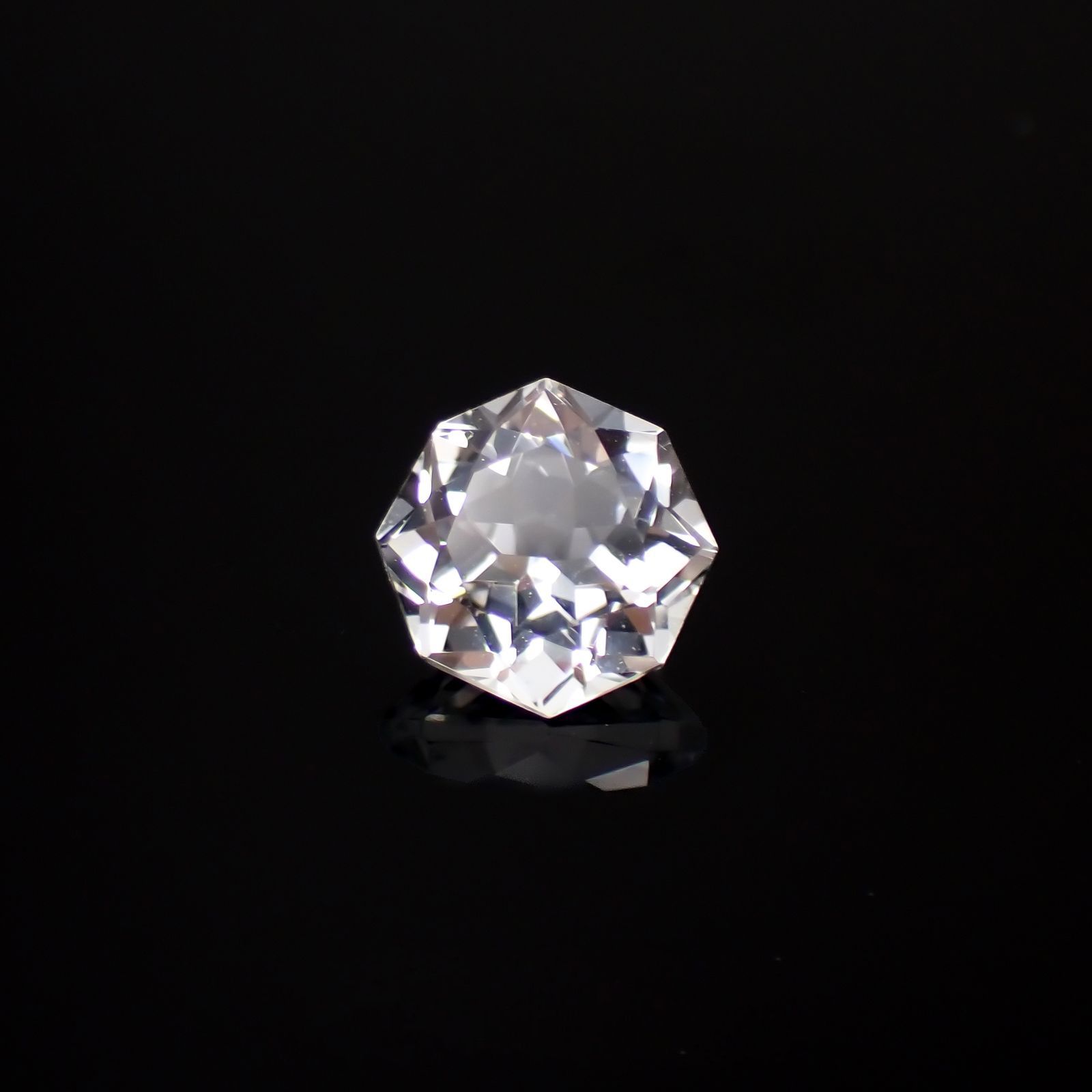 ◇オクタゴンカット◇ホワイトトパーズ ブラジル産 1.82ct[221119161]7x7mm前後