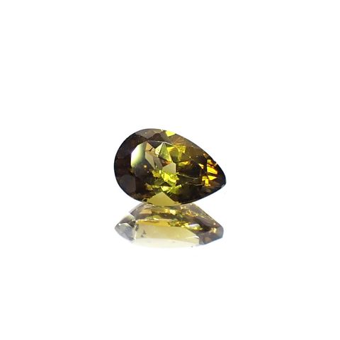 クリノゾイサイト(宝石名クリノゾイサイト)パキスタン産 0.78ct 識別済[250630594]7.3x4.9mm前後