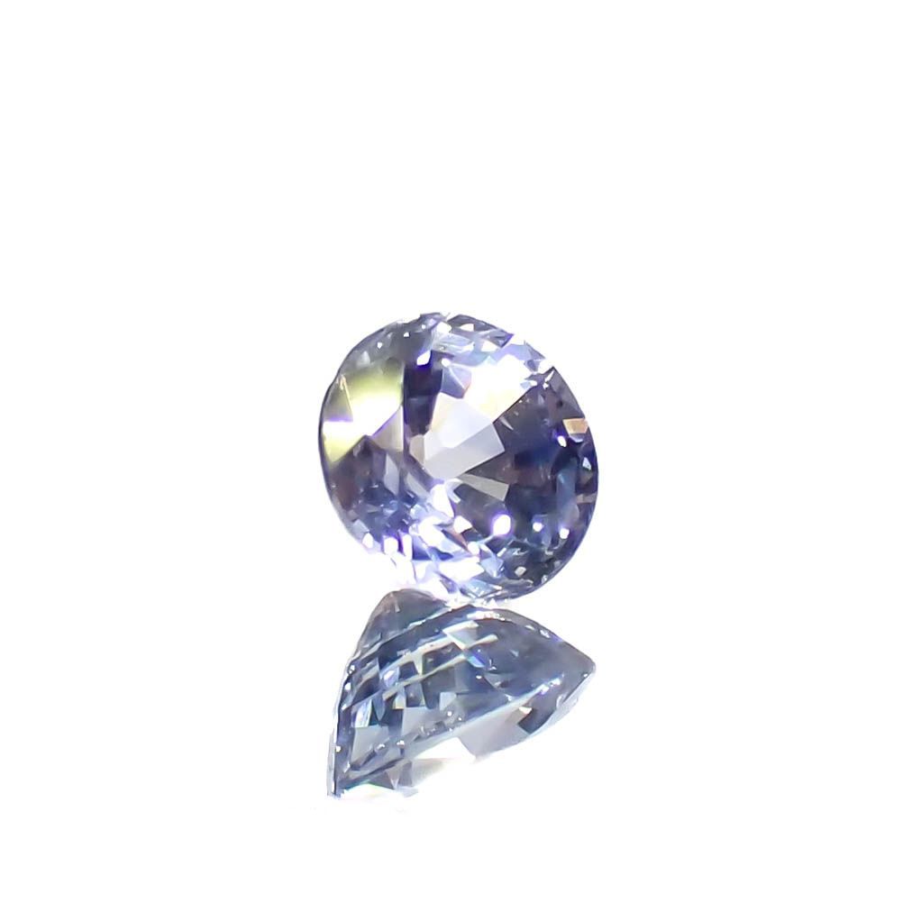 アイスブルーサファイア(宝石名サファイア)スリランカ/マダガスカル産 0.30ct 識別済[230119938]3.9x3.9mm前後
