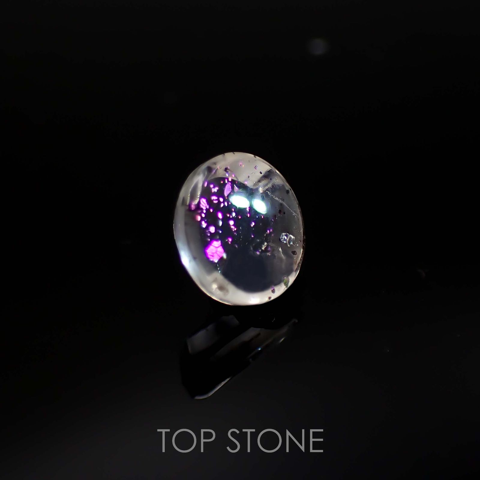 ティンカーベルクォーツ ブラジル産 0.97ct[220717043]6.6x6.5mm前後