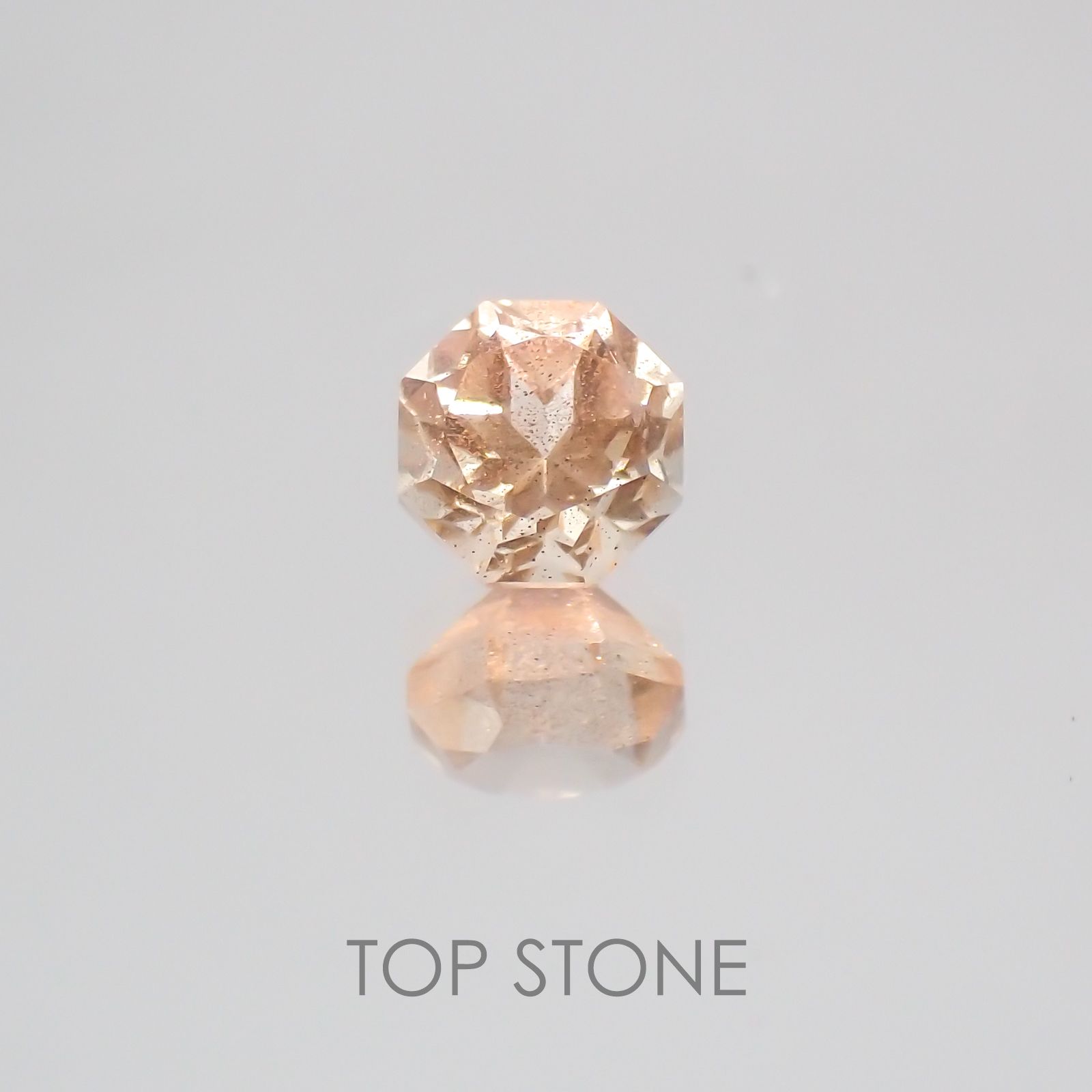 ◇オクタゴンカット◇オレゴンサンストーンSA  アメリカ産 ルース 0.33ct[210210046]4×4mm前後