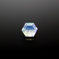 ◇ヘキサゴンカット◇エチオピアオパール エチオピア産 0.12ct[240226209]3.6x3.5mm前後