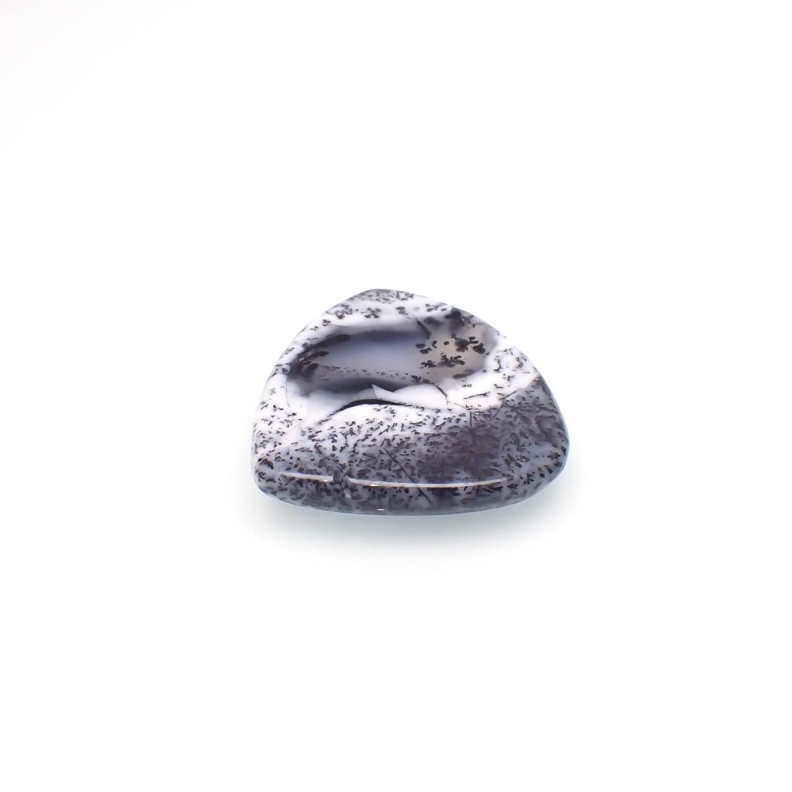 デンドリチックオパール ブラジル産 24.22ct[230722772]25.5x26.3mm前後