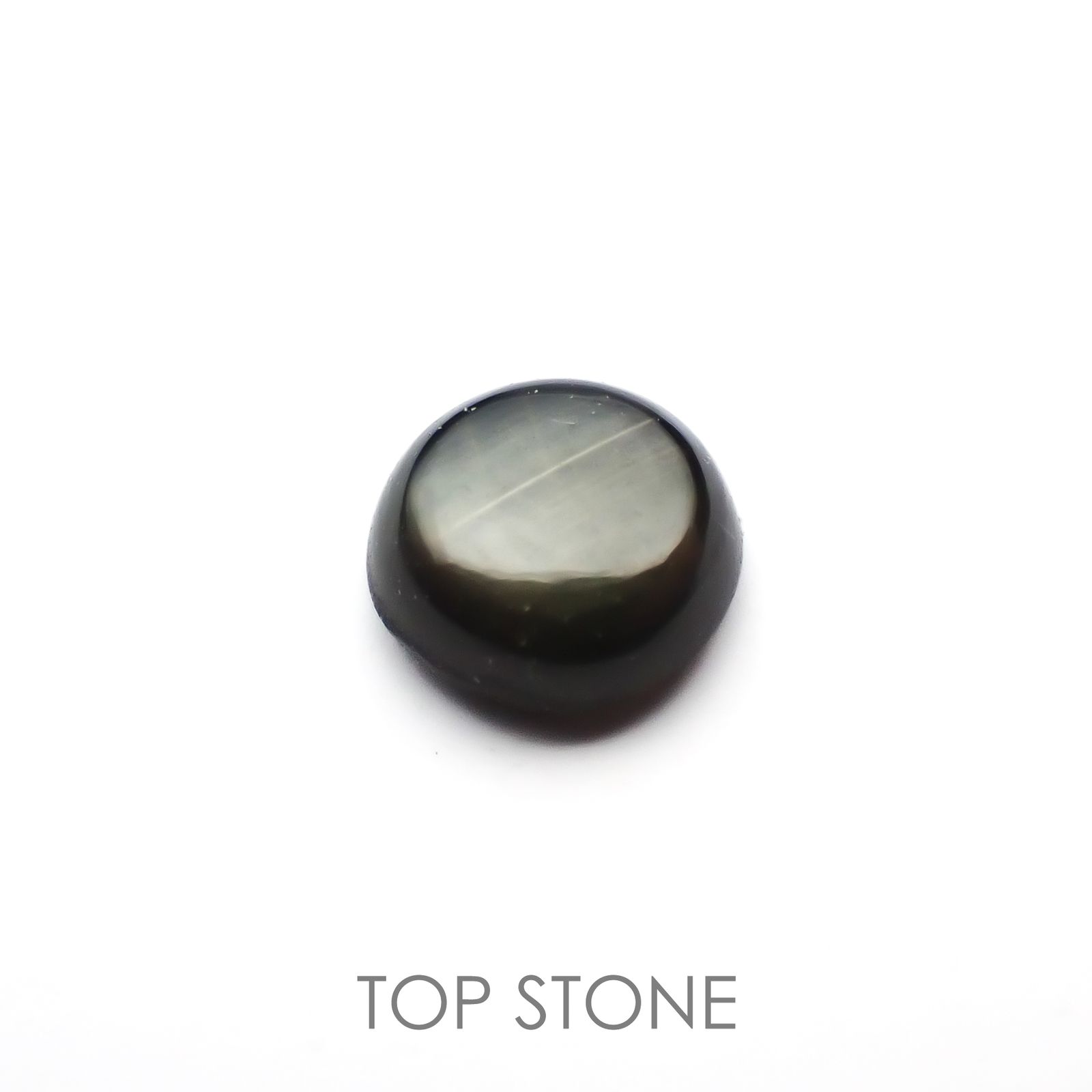 ゴールドシーンサファイア(宝石名シーン・サファイア)ケニア産 0.52ct 識別済[220616226]4.7x4.6mm前後