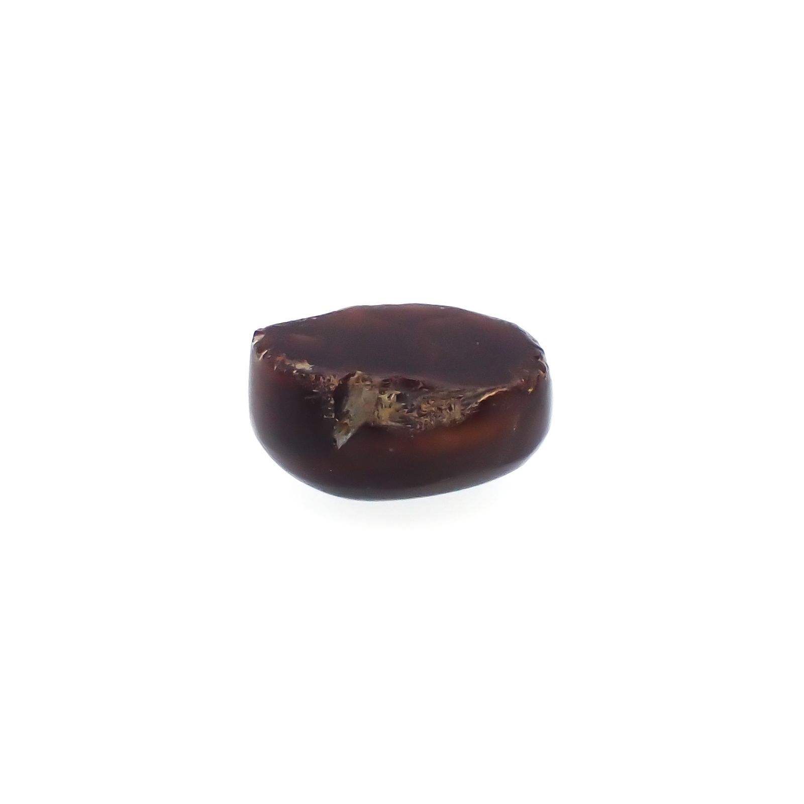 ◇フリーフォーム◇ファイヤーアゲート メキシコ産 6.11ct[220917775]12.6x9.1mm前後