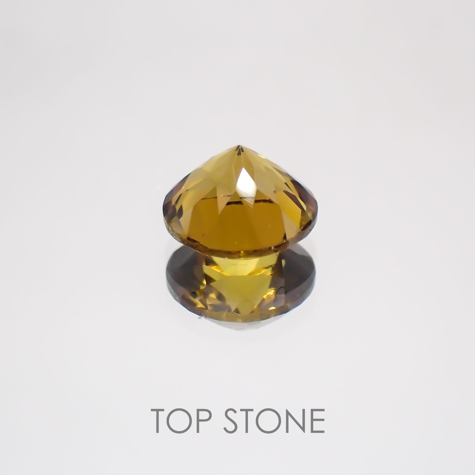 グロッシュラーアンドラダイトガーネット(宝石名グロッシュラー/アンドラダイト・ガーネット) ナミビア産 1.25ct 識別済[21049438]6.5×6.5mm前後