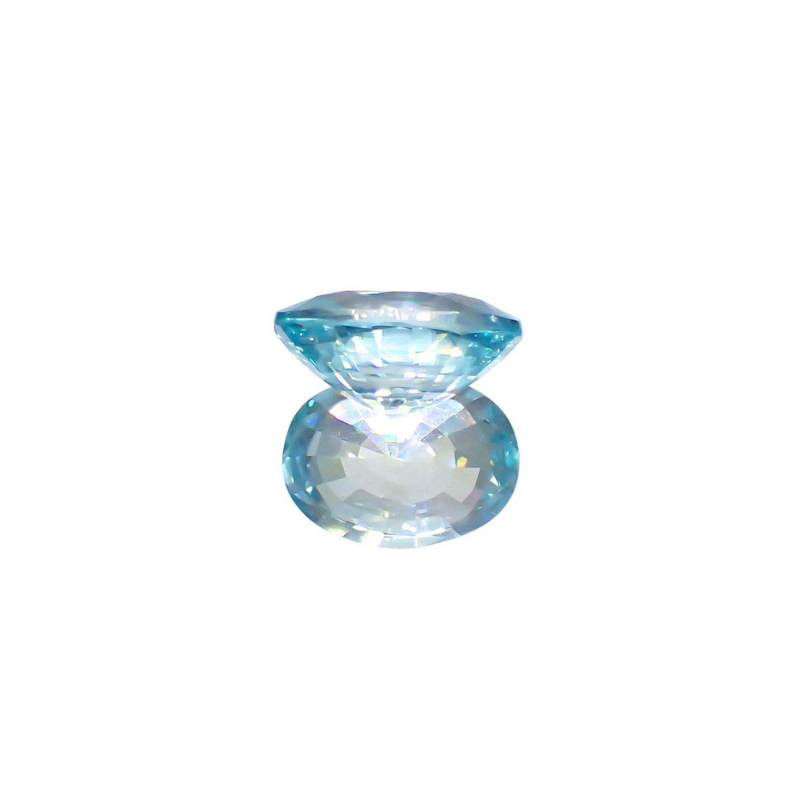 バイカラーブルージルコン カンボジア産 2.07ct[221018644]8.1x6mm前後