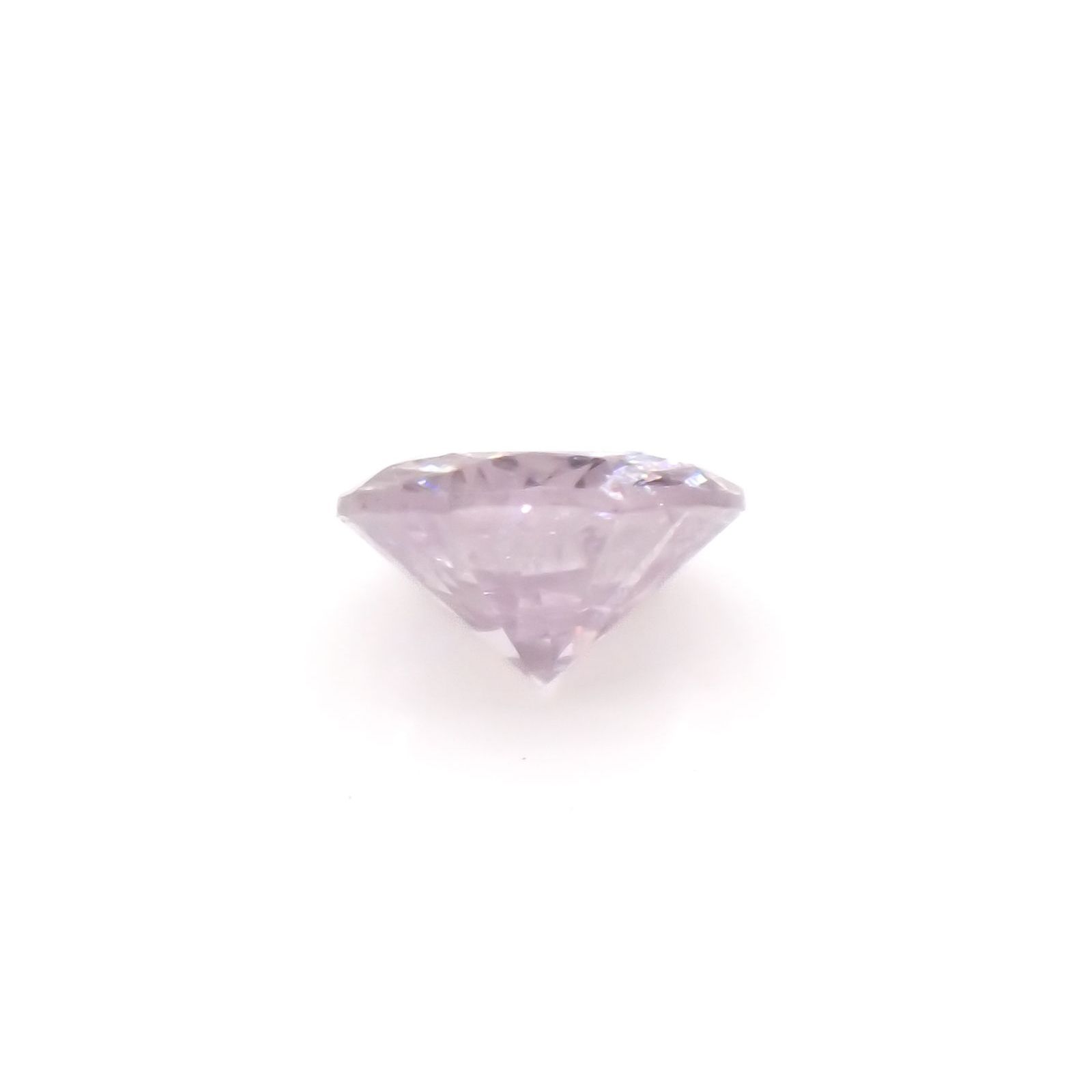 ピンクダイヤモンド (宝石名ダイアモンド)I-1 / FANCY LIGHT PURPLE PINK 0.037ct ソ付(CGL)[220716979]2.16x2.2mm前後