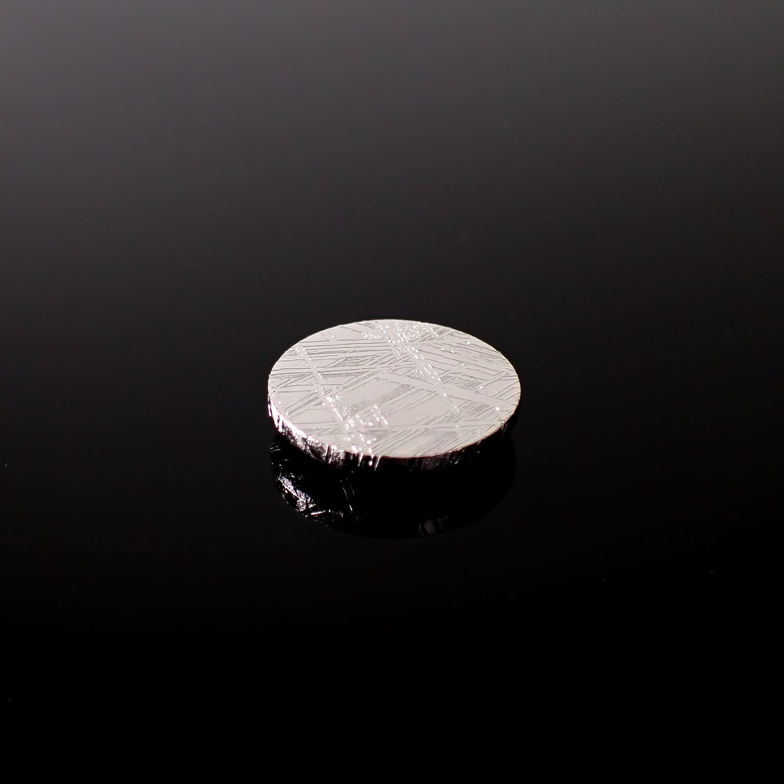 ムオニナルスタ隕石 発見地:スウェーデン 17.85ct[240125749]15.4x15.4mm前後