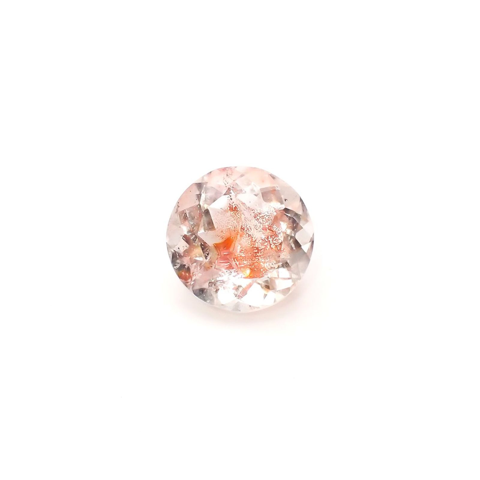 オーロラクォーツ ブラジル産 8.82ct / 13.5x13.4mm前後 [240225906]