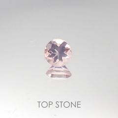 ディープローズクォーツ モザンビーク産 ルース 0.29ct[20095381]4.3×4.2mm前後