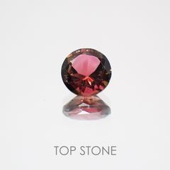 バイカラートルマリン ブラジル産 ルース 0.46ct[21019006]4.9×4.9mm前後