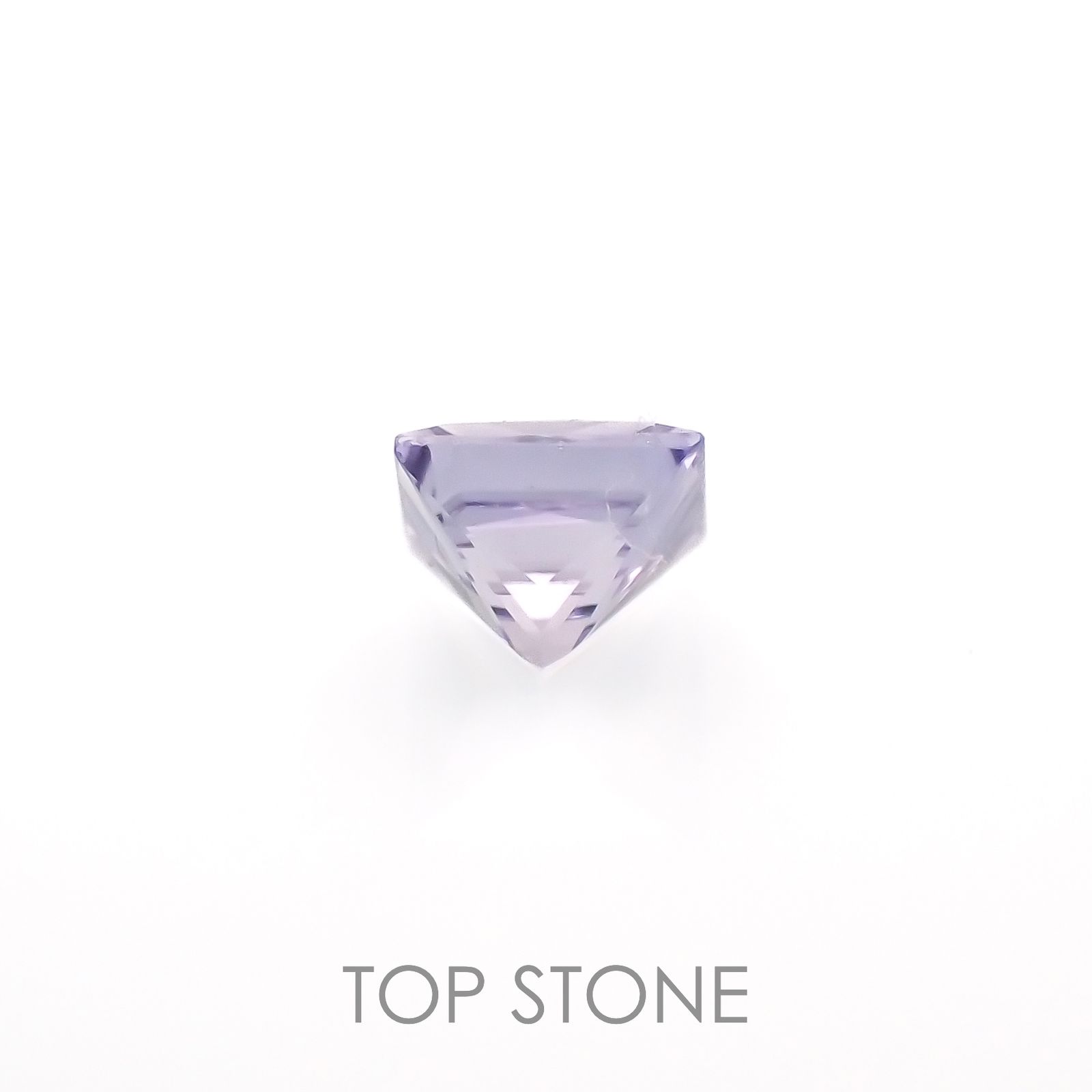 ◇プリンセスカット◇アイスラベンダーサファイア(宝石名サファイア)東アフリカ産 0.14ct 識別済[230120238]2.7x2.7mm前後
