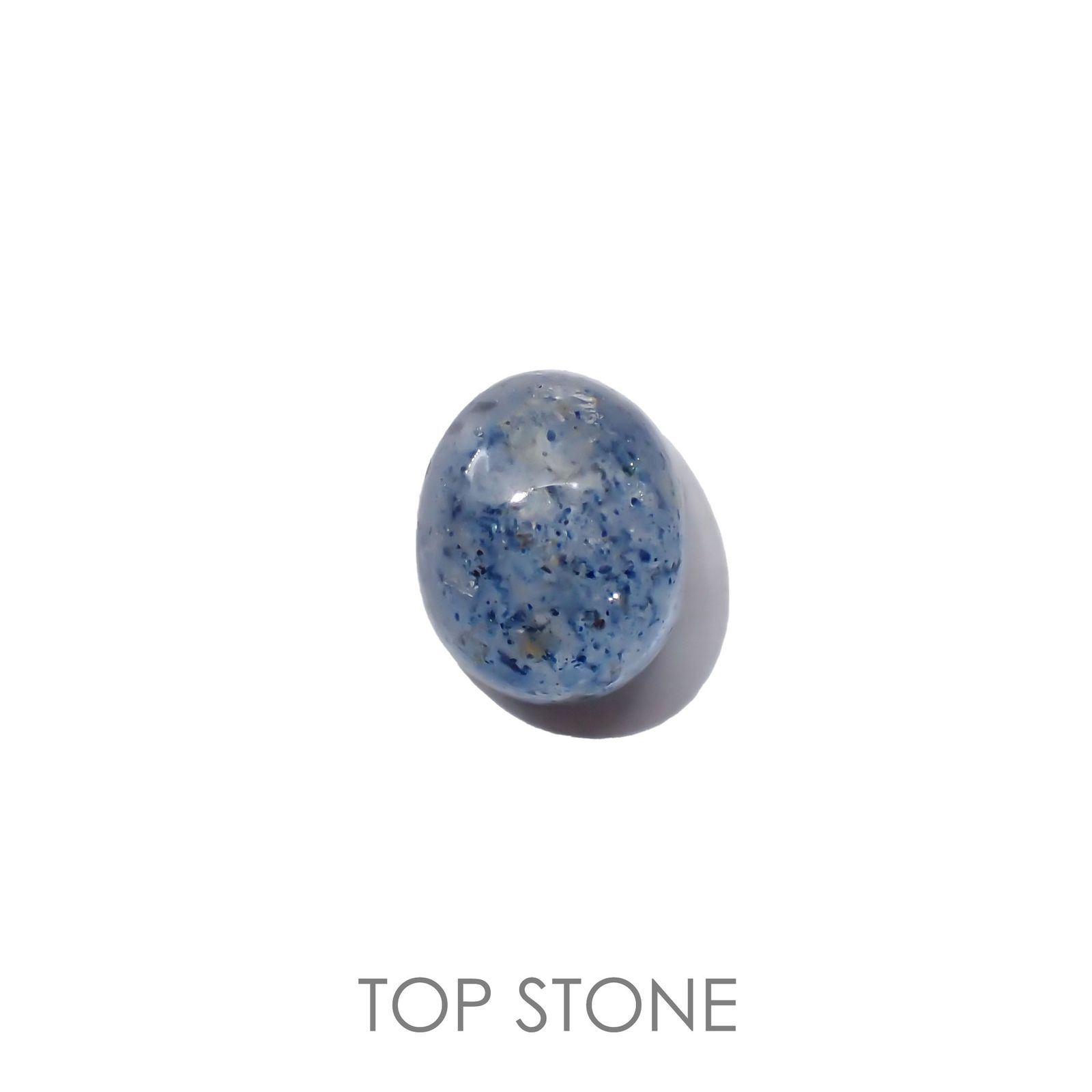 ラズライトインクォーツ(宝石名ラズライト イン クォーツ)アフガニスタン産 1.78ct 識別済[220918121]7.8x6.3mm前後
