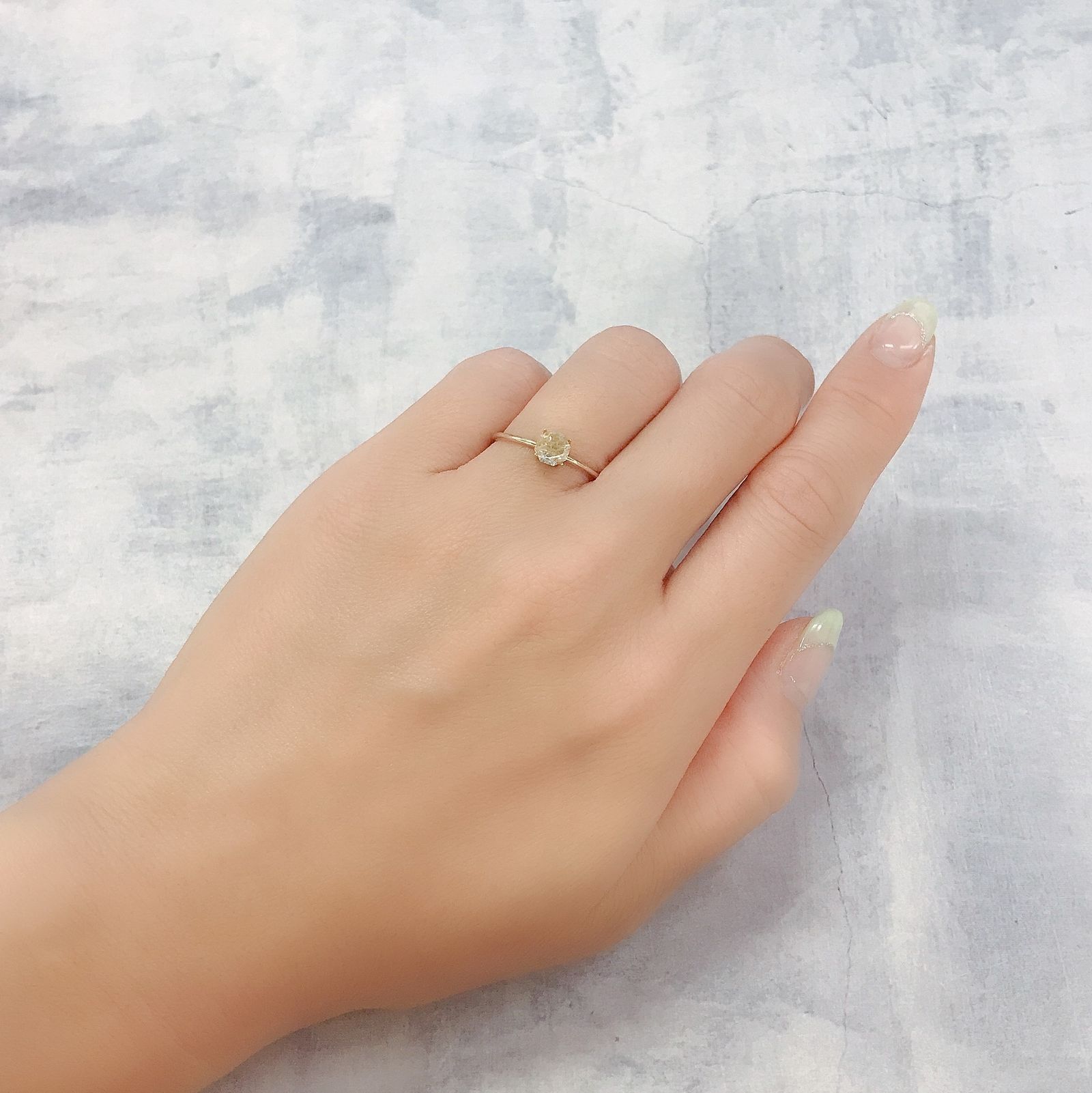 ◇オクタゴンカット◇ルチルクォーツSA(宝石名ルチルレイテッド・クォーツ)ブラジル産 0.53ct 識別済[220817468]5.1x5mm前後