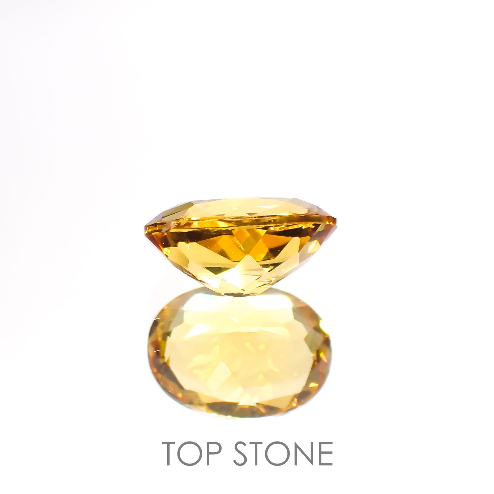 ゴールデンベリル(宝石名ゴールデン・ベリル)ブラジル産 1.15ct 識別済[220114229]8.1x6.2mm前後