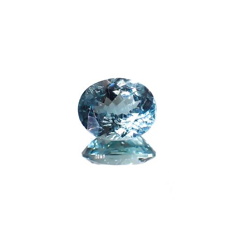 シーフォームカイヤナイト(宝石名カイヤナイト)タンザニア産 3.35ct 識別済[220616282]10.2x8.1mm前後