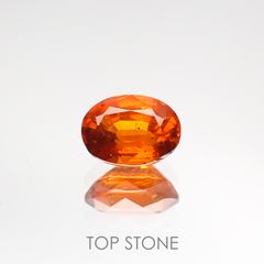 オレンジカイヤナイト タンザニア産 ルース 1.14ct[210812447]7.0×5.1mm前後