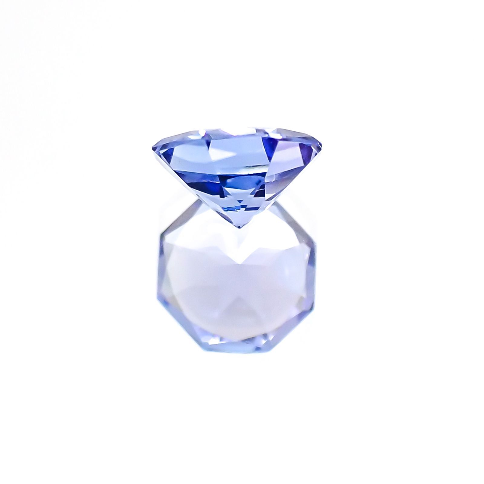 ◇オクタゴンカット◇タンザナイトSA(宝石名タンザナイト)タンザニア産 0.44ct 識別済[230723014]5x4.9mm前後