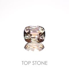バイカラートルマリン(宝石名トルマリン)ルワンダ産 1.74ct 識別済[221119007]7.8x6.4mm前後