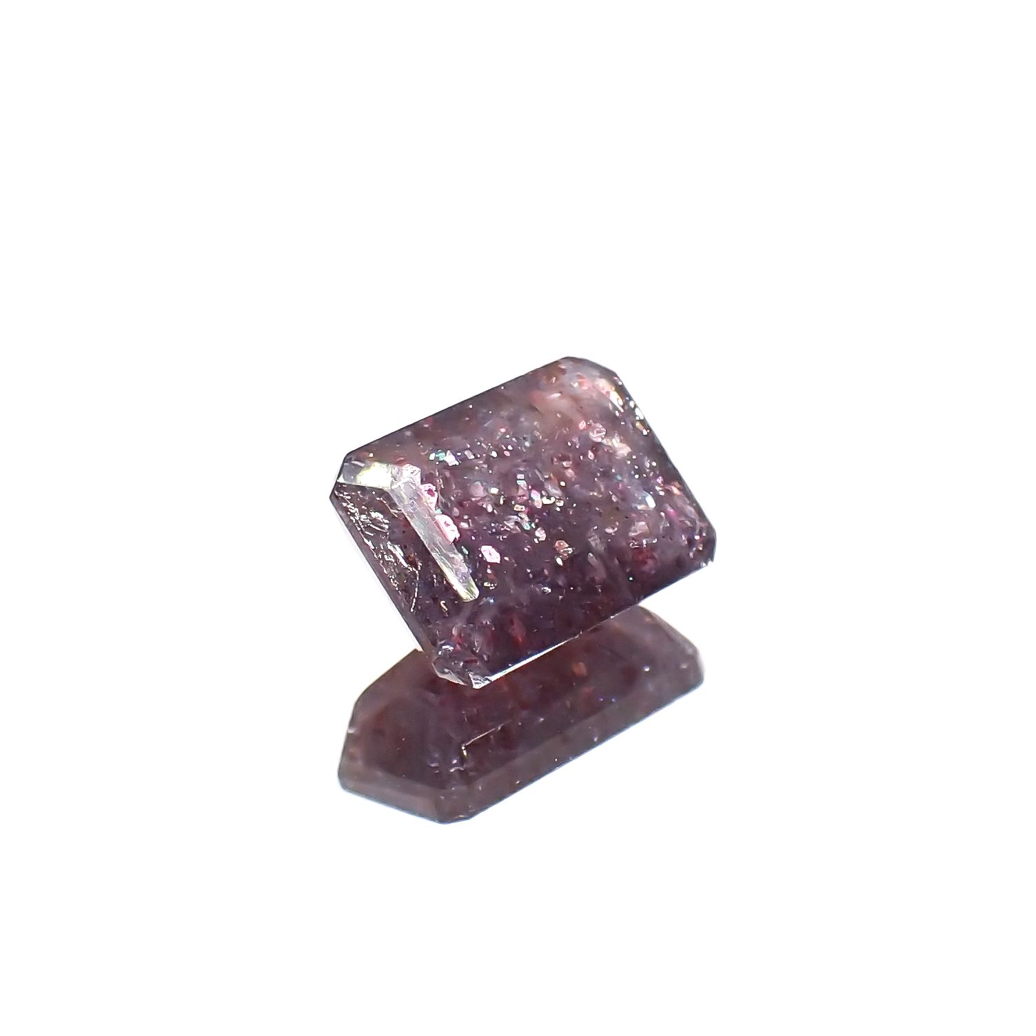 ブラッドショットアイオライト インド産 1.56ct[230923351]8.1x6.1mm前後