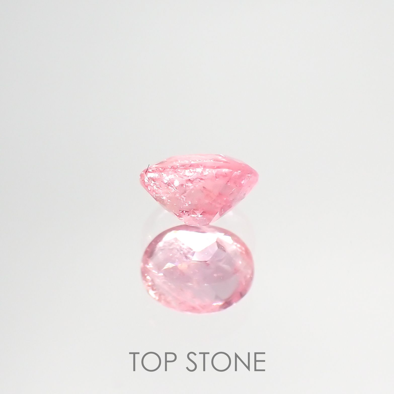 ペツォッタイト(ラズベリル)(宝石名ペツォッタイト) マダガスカル産 0.368ct ソ付(彩珠)[210812615]4.9×3.8mm前後