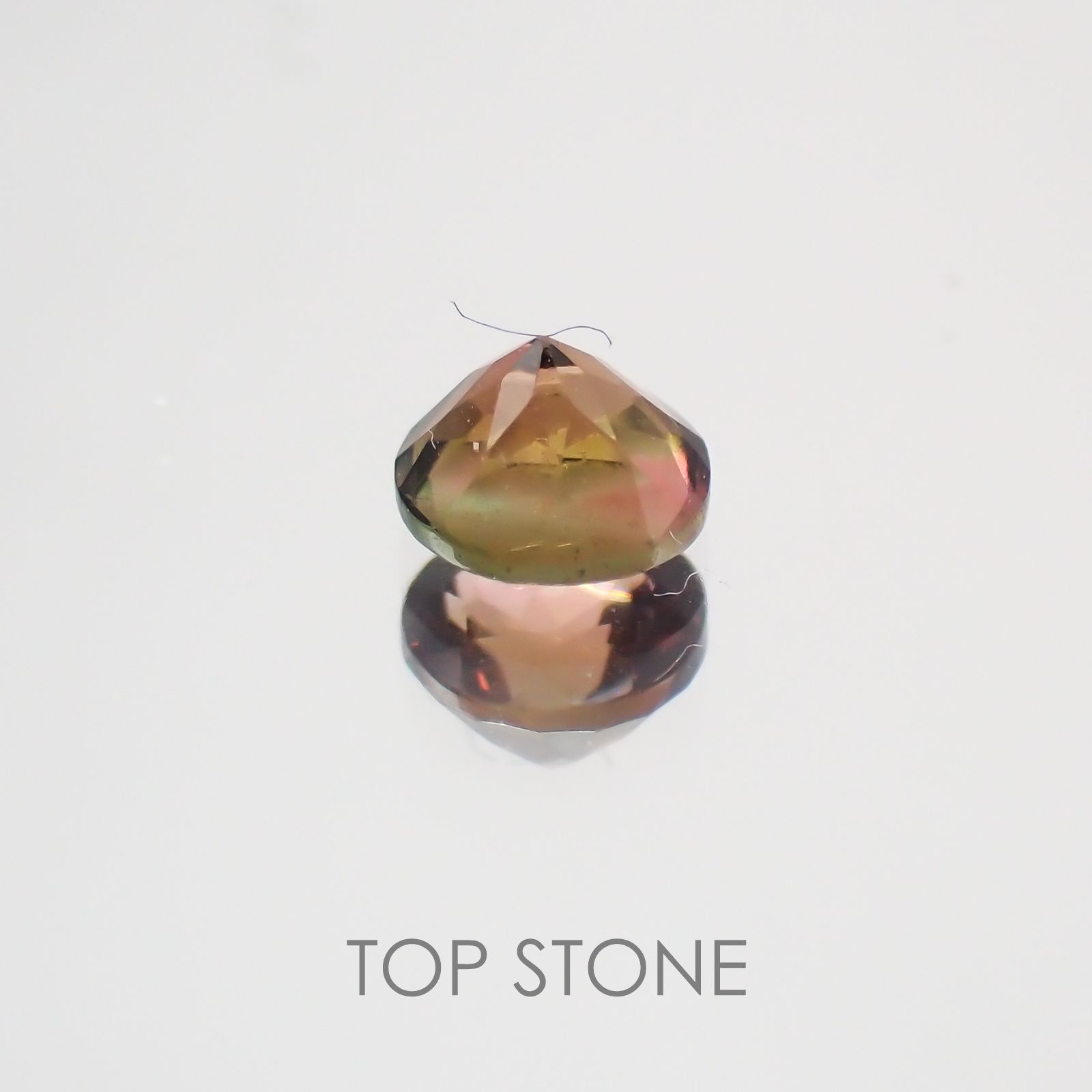 バイカラートルマリン ブラジル・アフリカ産 ルース 0.29ct[210410461]4.1×4mm前後
