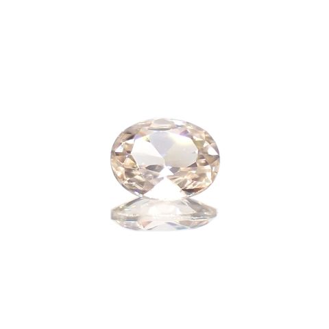 イエロージルコン(宝石名ジルコン)スリランカ/カンボジア産 1.09ct 識別済[231124190]7x5.7mm前後