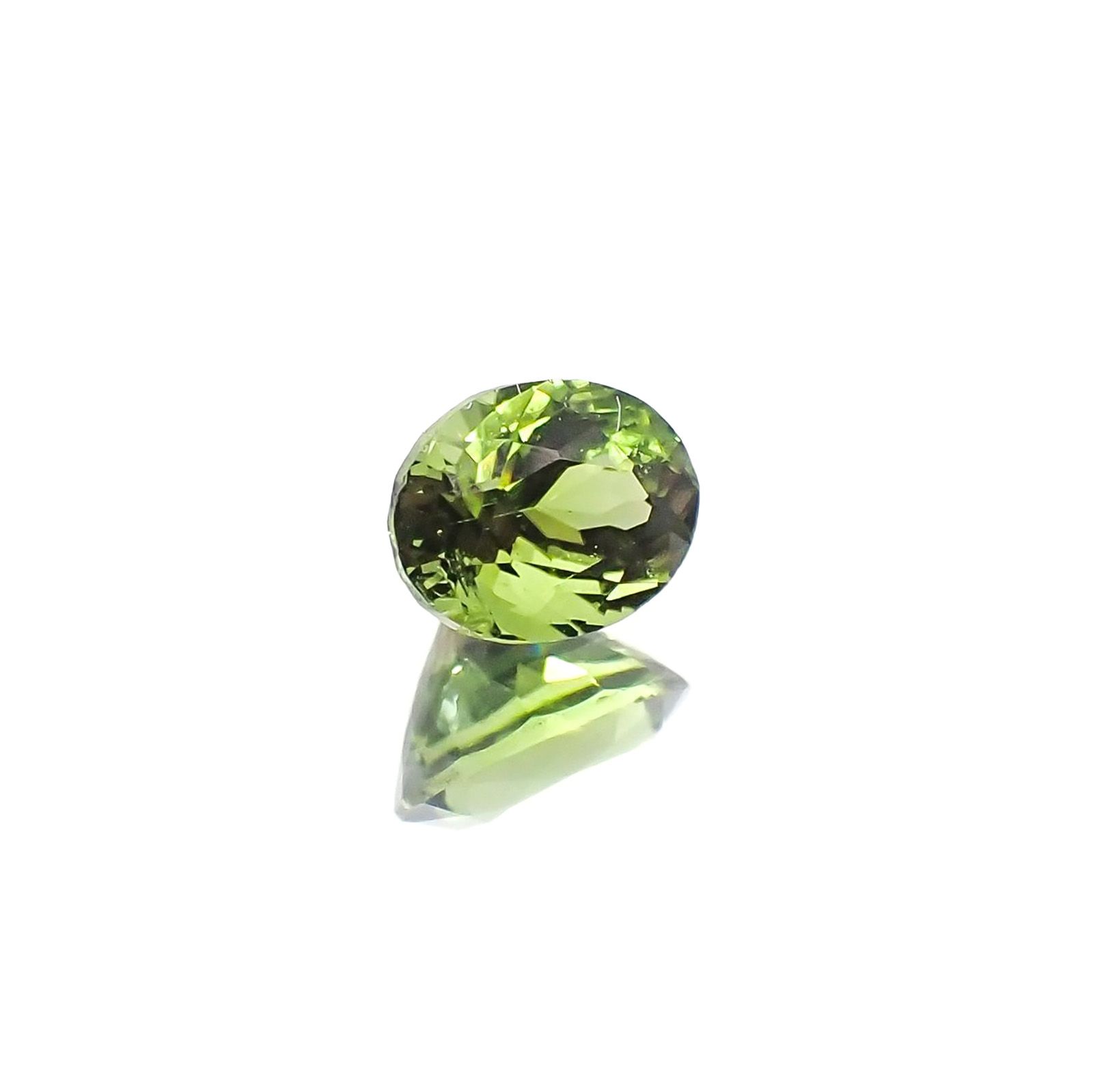 クロムトルマリン(宝石名クロム・トルマリン)タンザニア産 識別済 0.36ct / 5x3.7mm前後 [231023993]