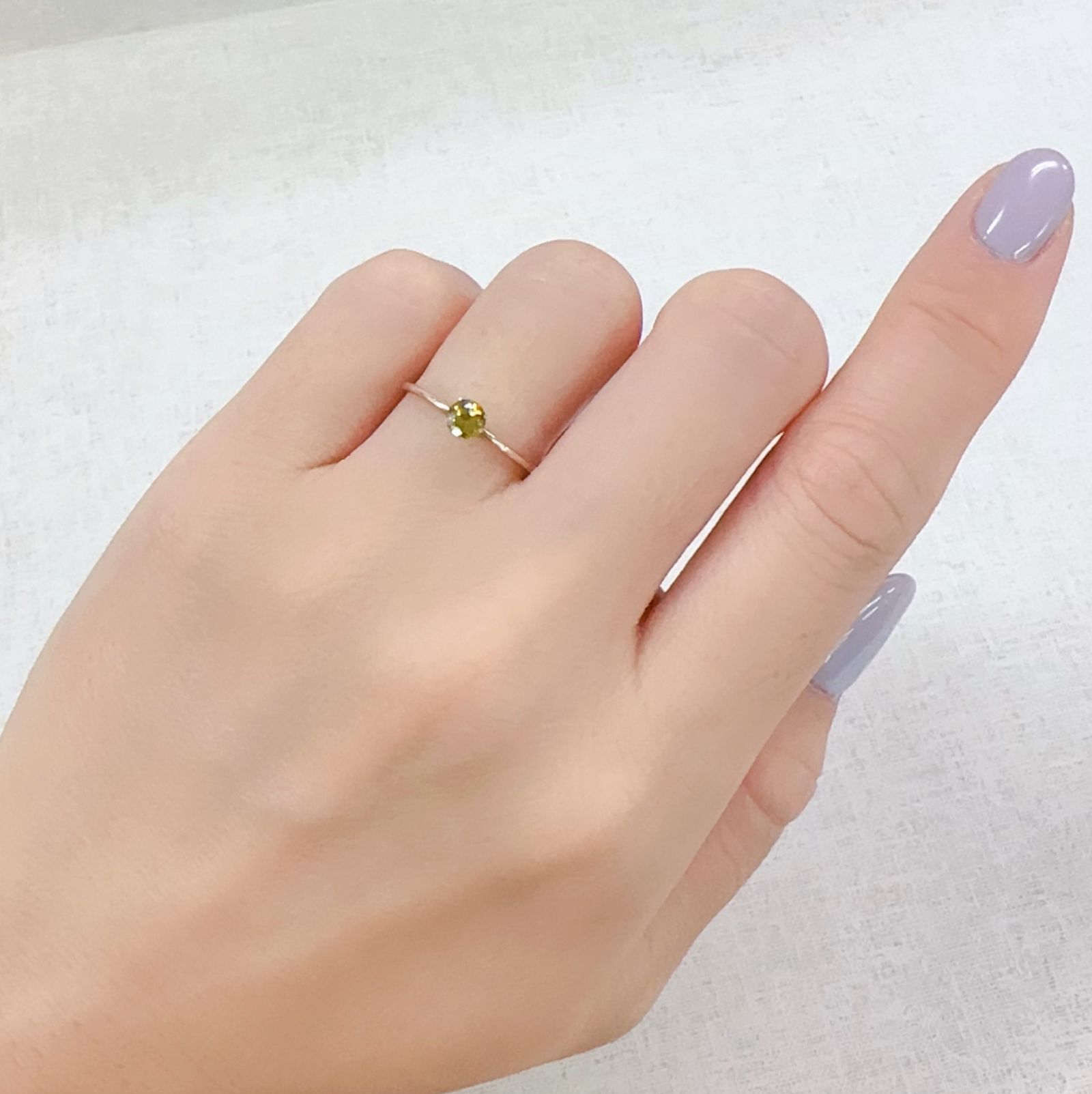 カナリートルマリン ザンビア・カナリー鉱山産 0.30ct[230823146]4x4mm前後