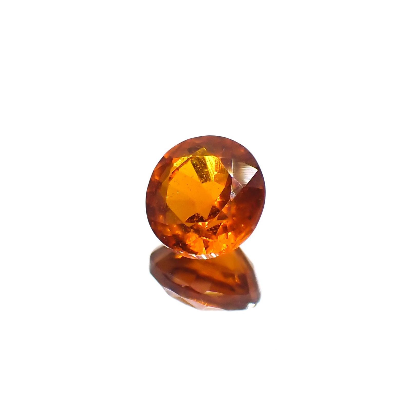 オレンジカイヤナイト ネパール産 1.18ct / 6x6mm前後 [251020590]