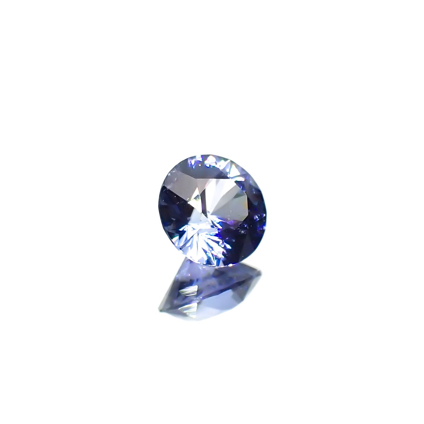 ベニトアイト アメリカ・カリフォルニア州産 0.64ct[240326380]5.2x5.2mm前後
