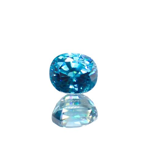 ラタナキリブルージルコン カンボジア産 1.83ct[220917926]6.2x5.5mm前後