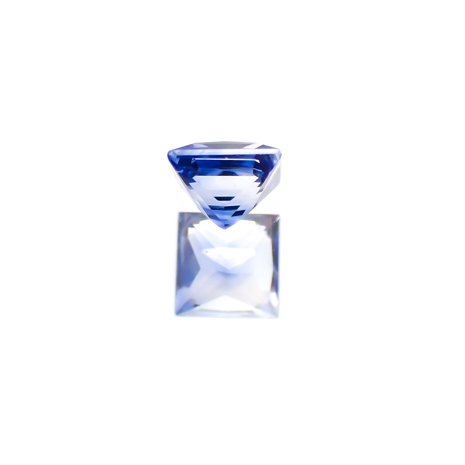 ◇プリンセスカット◇サファイア(宝石名サファイア)スリランカ産 0.23ct 識別済[230622458]3.1x3.1mm前後