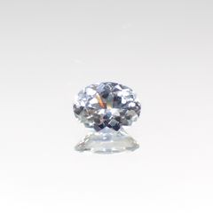 アイスブルーサファイア(宝石名サファイア)スリランカ/マダガスカル産 0.35ct 識別済[230421398]5x3.8mm前後