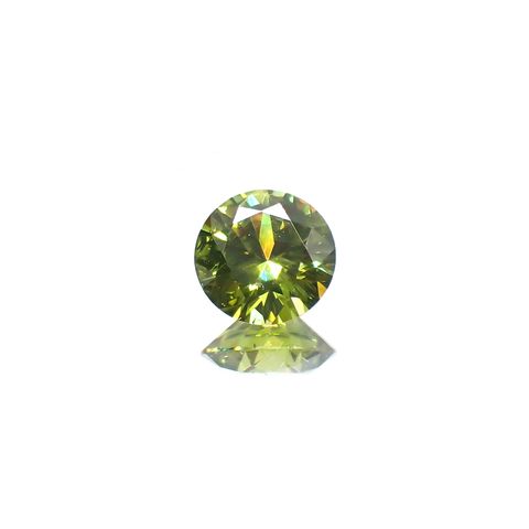 デマントイドガーネット(宝石名デマントイド・ガーネット) ロシア産 0.327ct ソ付(彩珠)[210712128]4.2×4.2mm前後