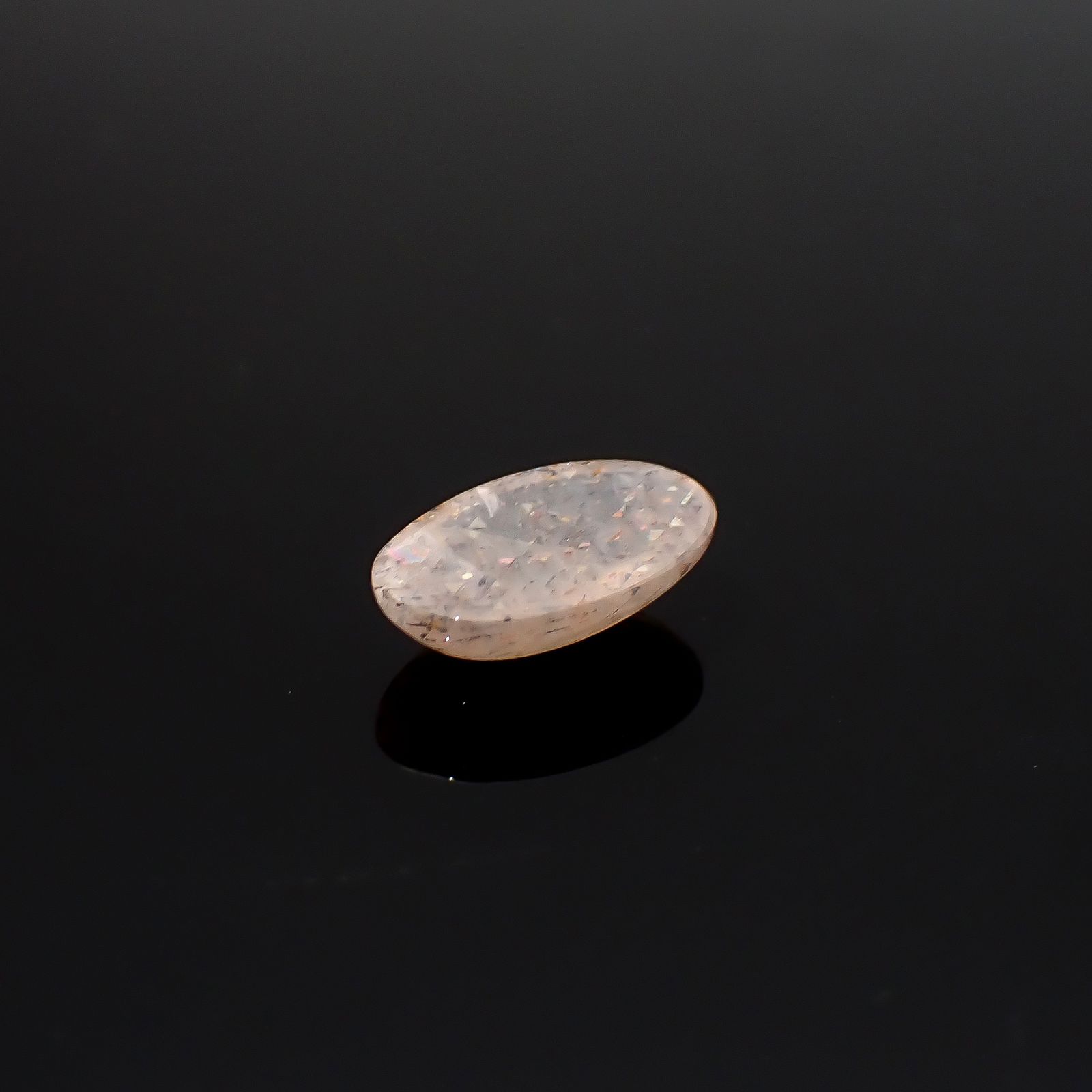 レインボーラティスサンストーン オーストラリア産 2.30ct / 12.2x7.3mm前後 [260632528]