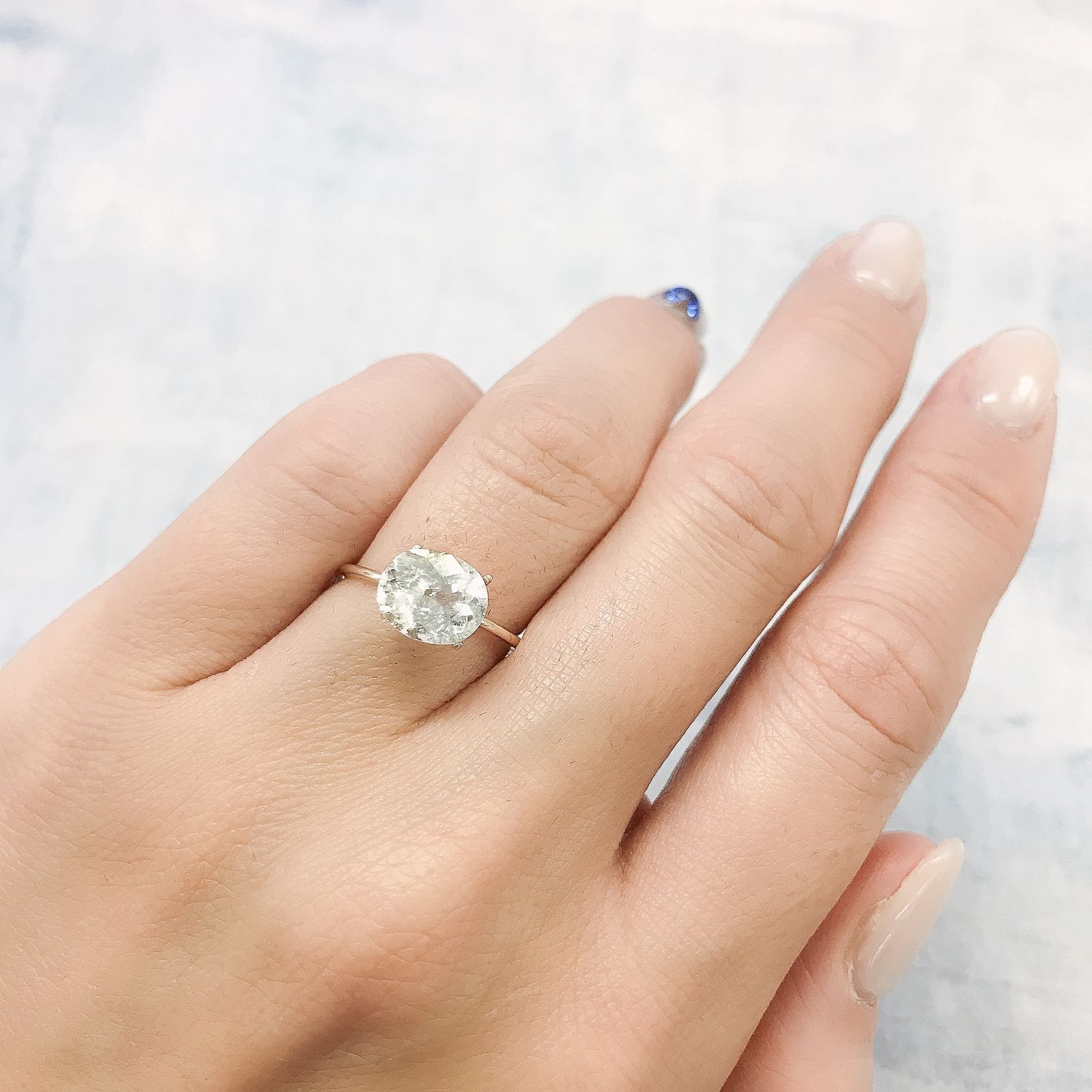 フェナカイト(宝石名フェナカイト)ロシア産 2.16ct 識別済[220515737]8.7x7.2mm前後