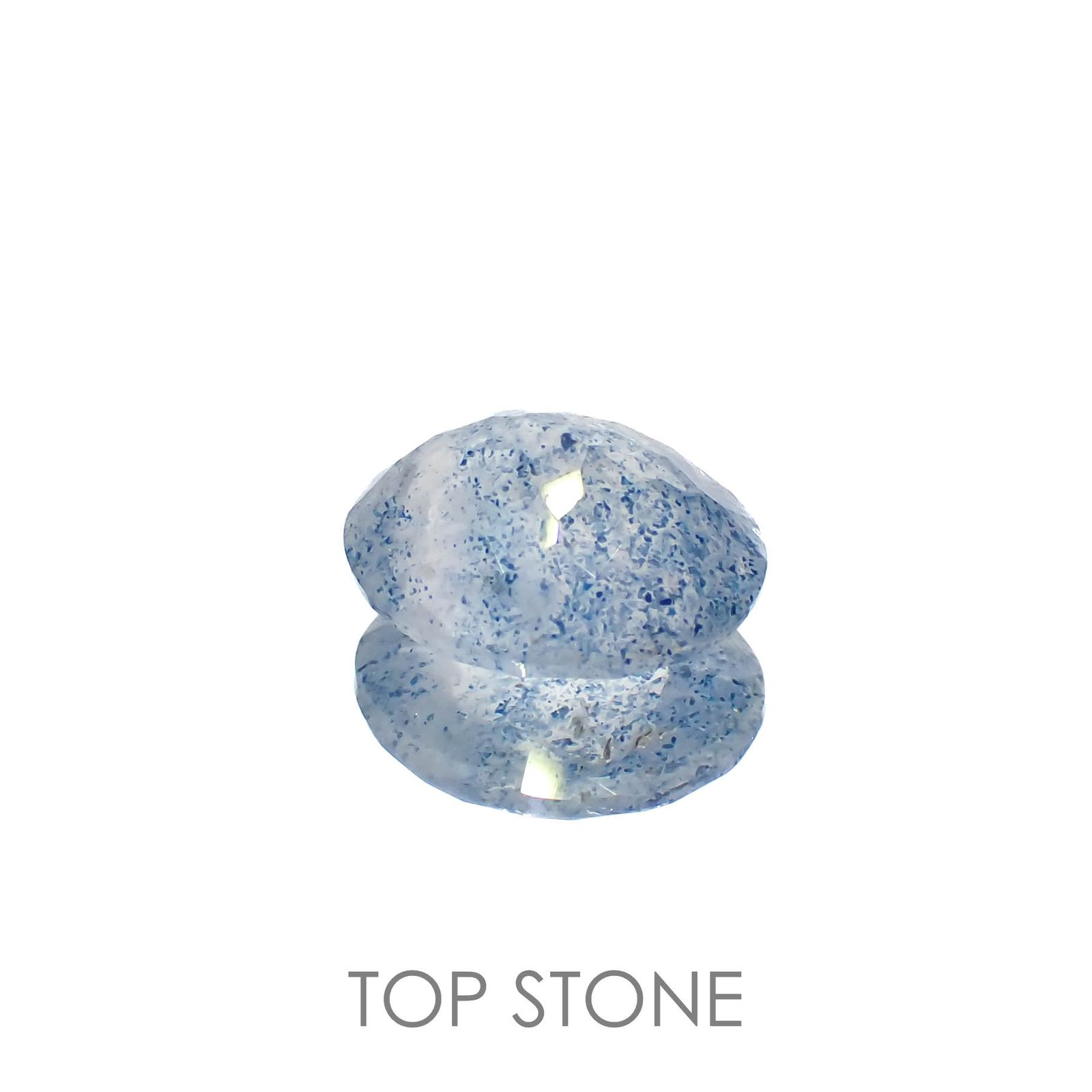 ラズライトインクォーツ アフガニスタン産 1.96ct[221219667]9.4x8.2mm前後